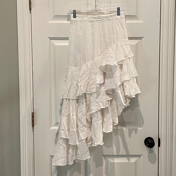 NEW! Majorelle My Dearest Skirt In White Stripe NWT 16082 - Picture 2 of 9